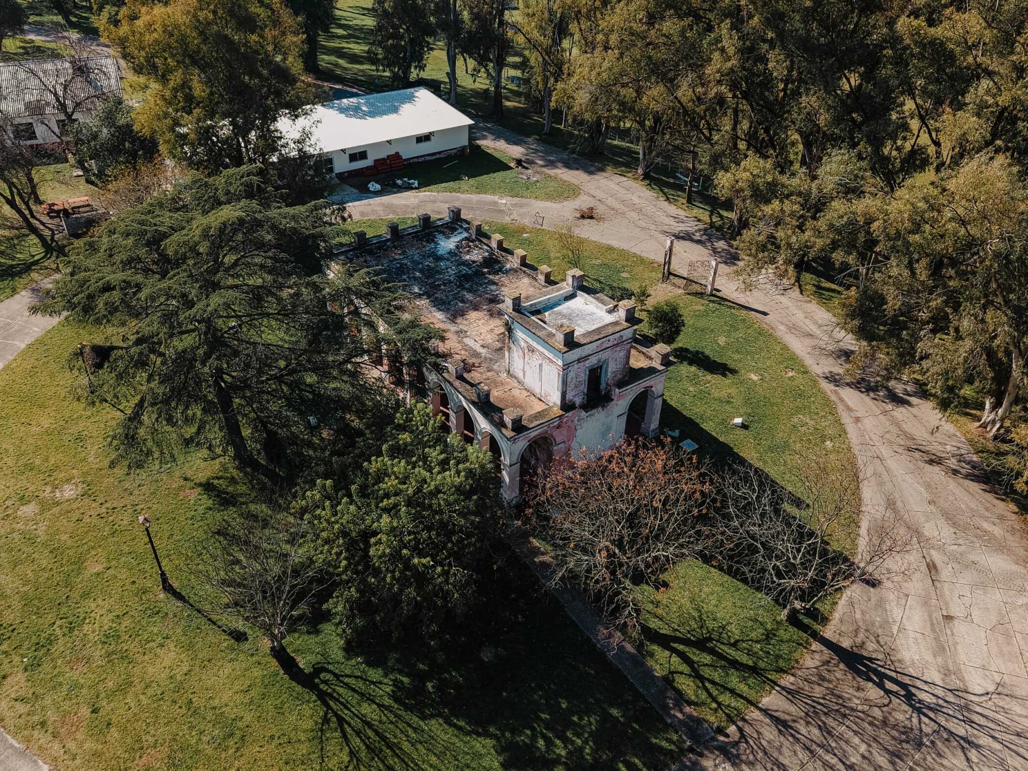 alt="Vista aérea de la Casa Histórica del General Urquiza en Gualeguaychú"
