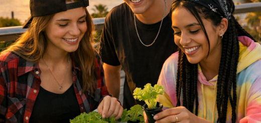 alt="Jóvenes entrerrianos trabajando en iniciativa ecológica para aplicar al financiamiento para proyectos ambientales de jóvenes en Concordia"