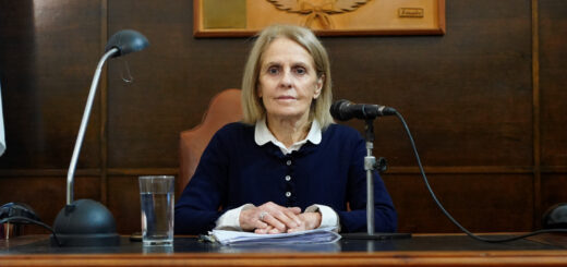alt="Primer plano de Magdalena Reta de Urquiza en la sesión del Concejo de Concordia que votó alivio fiscal para damnificados por el temporal"