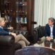alt="Encuentro oficial entre el gobernador de Entre Ríos y el intendente de Federación para analizar proyectos de infraestructura"