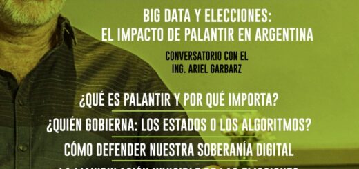alt="Afiche de la charla tecnofeudalismo y elecciones en Concordia el 21 de agosto en UNER con Ariel Garbarz"