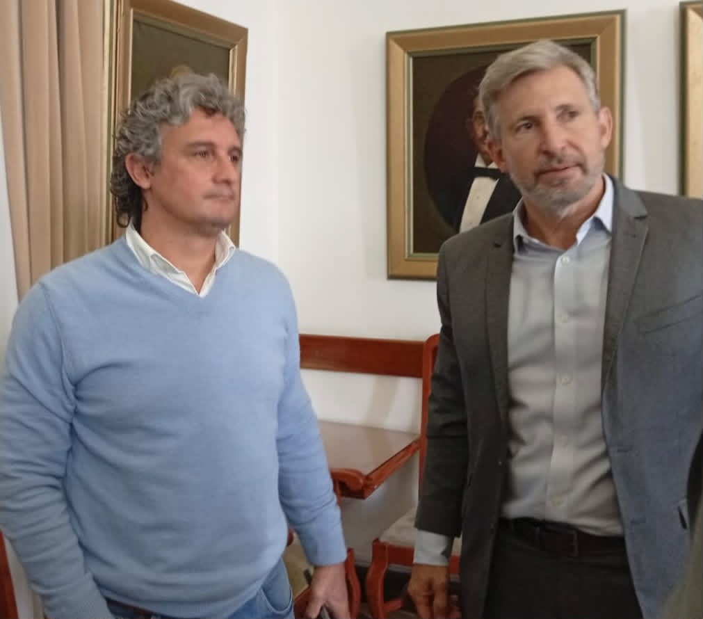 alt="Concordia y Federación ante El Niño, el intendente Bravo en Casa de Gobierno con el gobernador Frigerio"