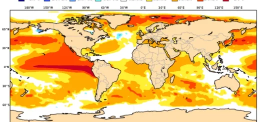 Imagen que respalda el diagnóstico científico de El Niño.