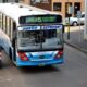 alt="Colectivo urbano de Concordia al amanecer, ilustrando las nuevas tarifas del transporte urbano en Concordia"