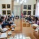 alt="Reunión de gabinete encabezada por el gobernador Rogelio Frigerio en la que se anunció el primer concurso público abierto para el Poder Ejecutivo"
