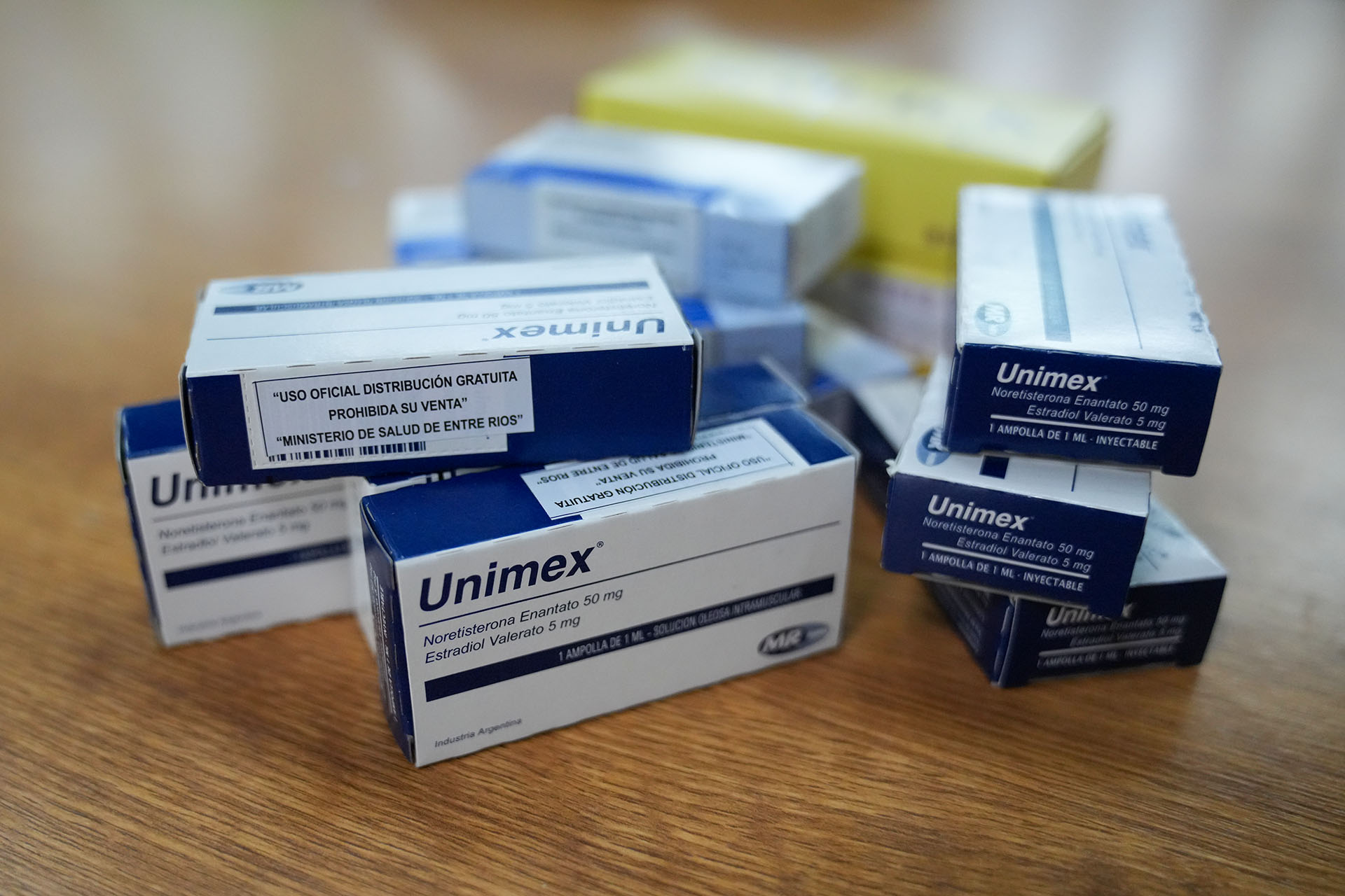 alt="Anticonceptivos inyectables Unimex, parte de los insumos de salud sexual y reproductiva en Entre Ríos comprados por la Provincia"