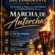 alt="Flyer oficial de la Marcha de Antorchas de la Fiesta Provincial del Inmigrante Concordia 2026 con antorcha encendida y multitud"