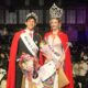 alt="Reina y Rey de la Fiesta de los Estudiantes de Concordia 2026, Leila Rebot y Jeremías Miño, con corona y capa roja"
