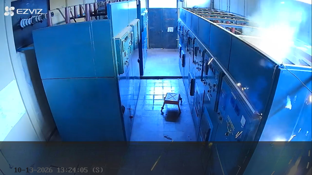 alt="imágenes del momento exacto de la explosión en la Central 3"