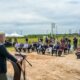 alt="Gobernador Rogelio Frigerio en el noreste entrerriano durante la inauguración del Salón de Usos Múltiples en Chajarí"